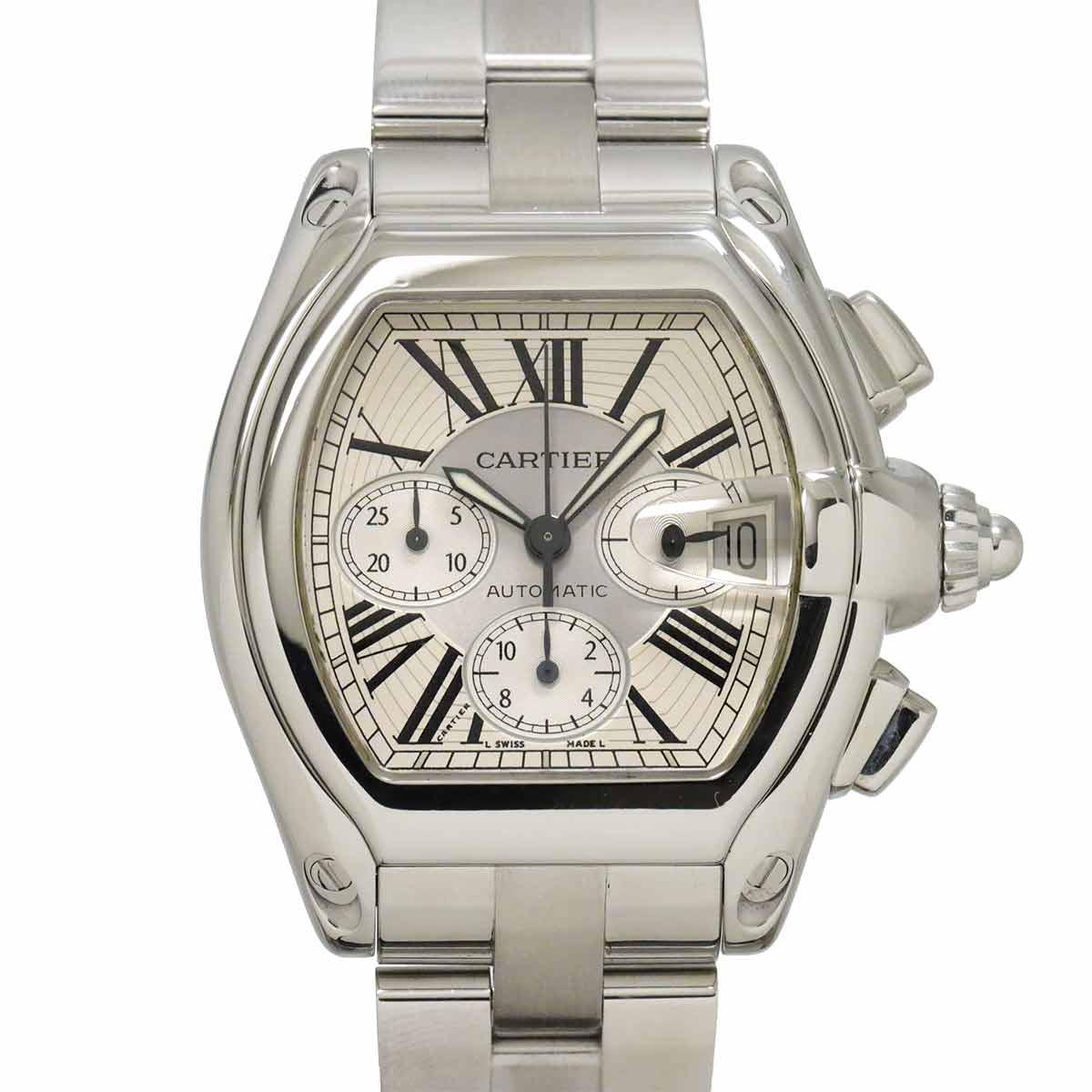 Roadster Chronograph W62019X6 Date Automatic Silver Dial Mens