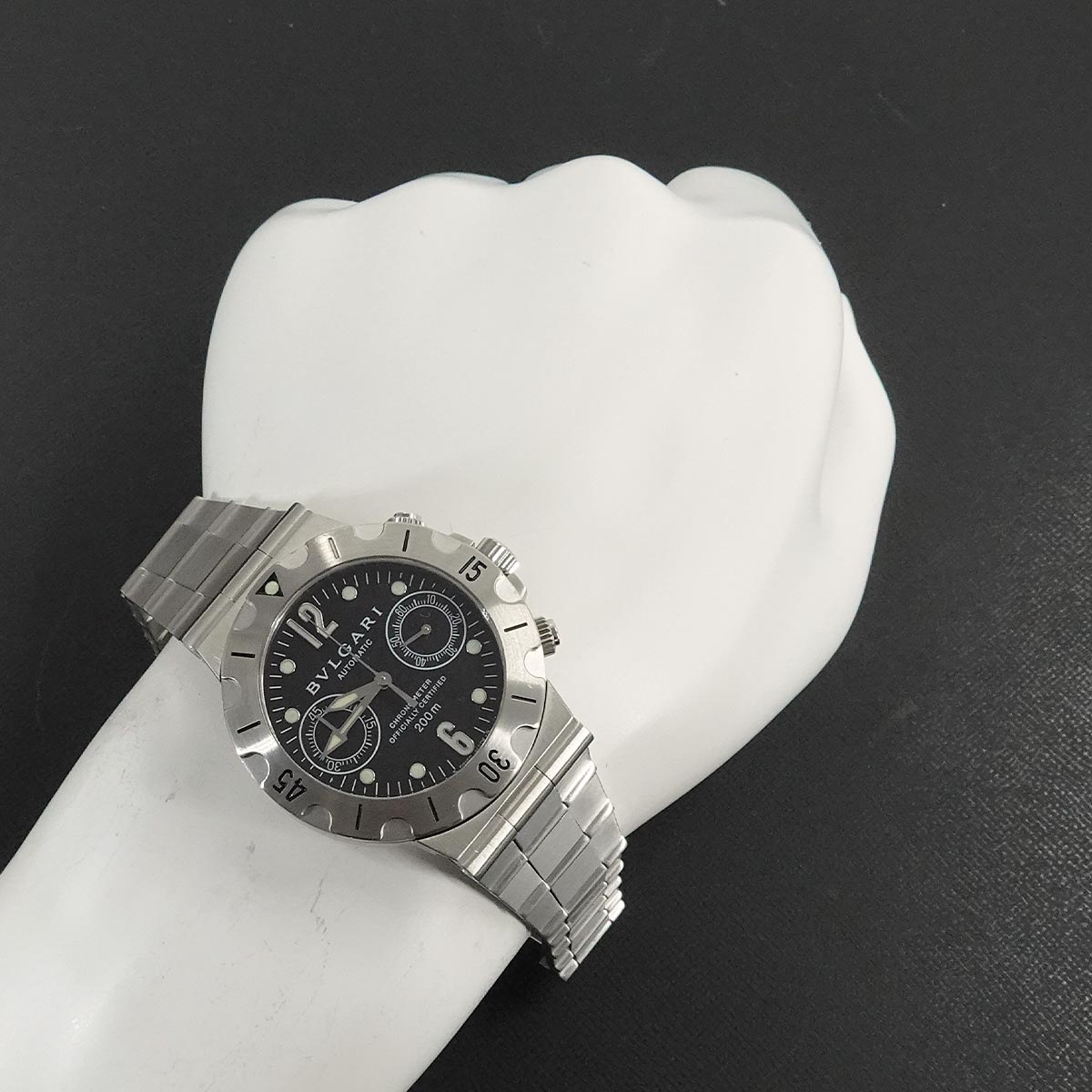 Diagono Scuba Chronograph SCB38S Automatic Black Dial Mens