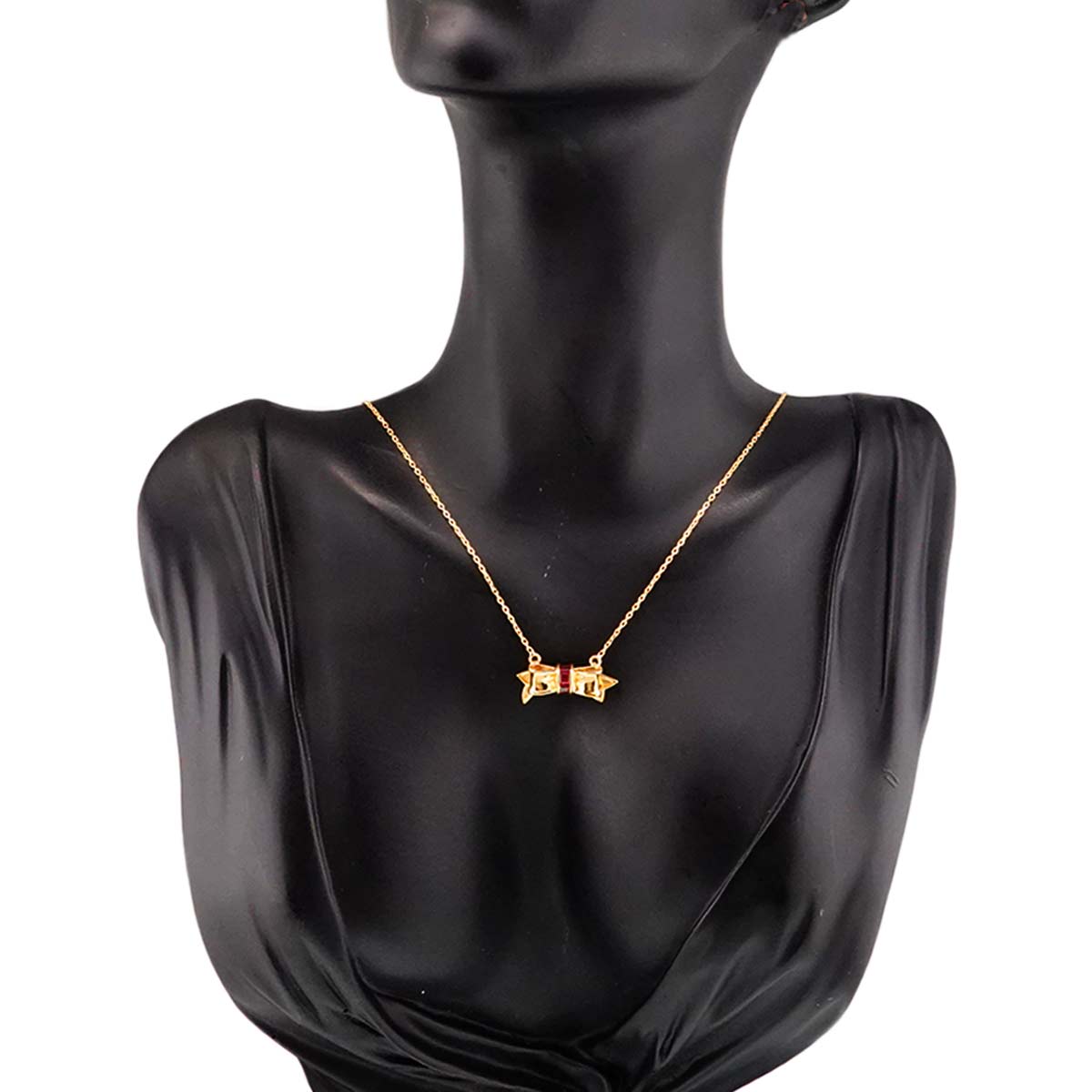 Ruby Necklace 18K Yellow Gold 750