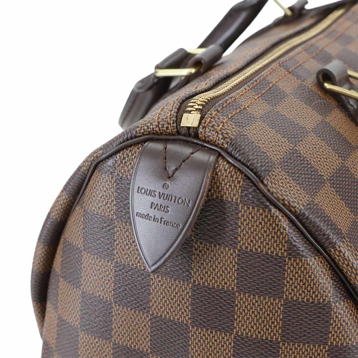 Damier Speedy 30 Hand Bag Ebene N41364 Brown Purse