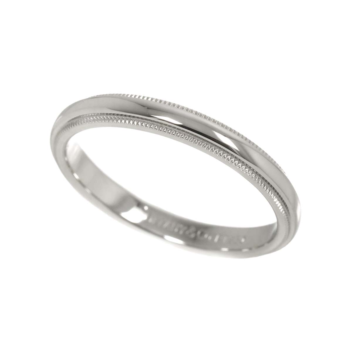 Milgrain Ring Pt Platinum Size8.75(US)