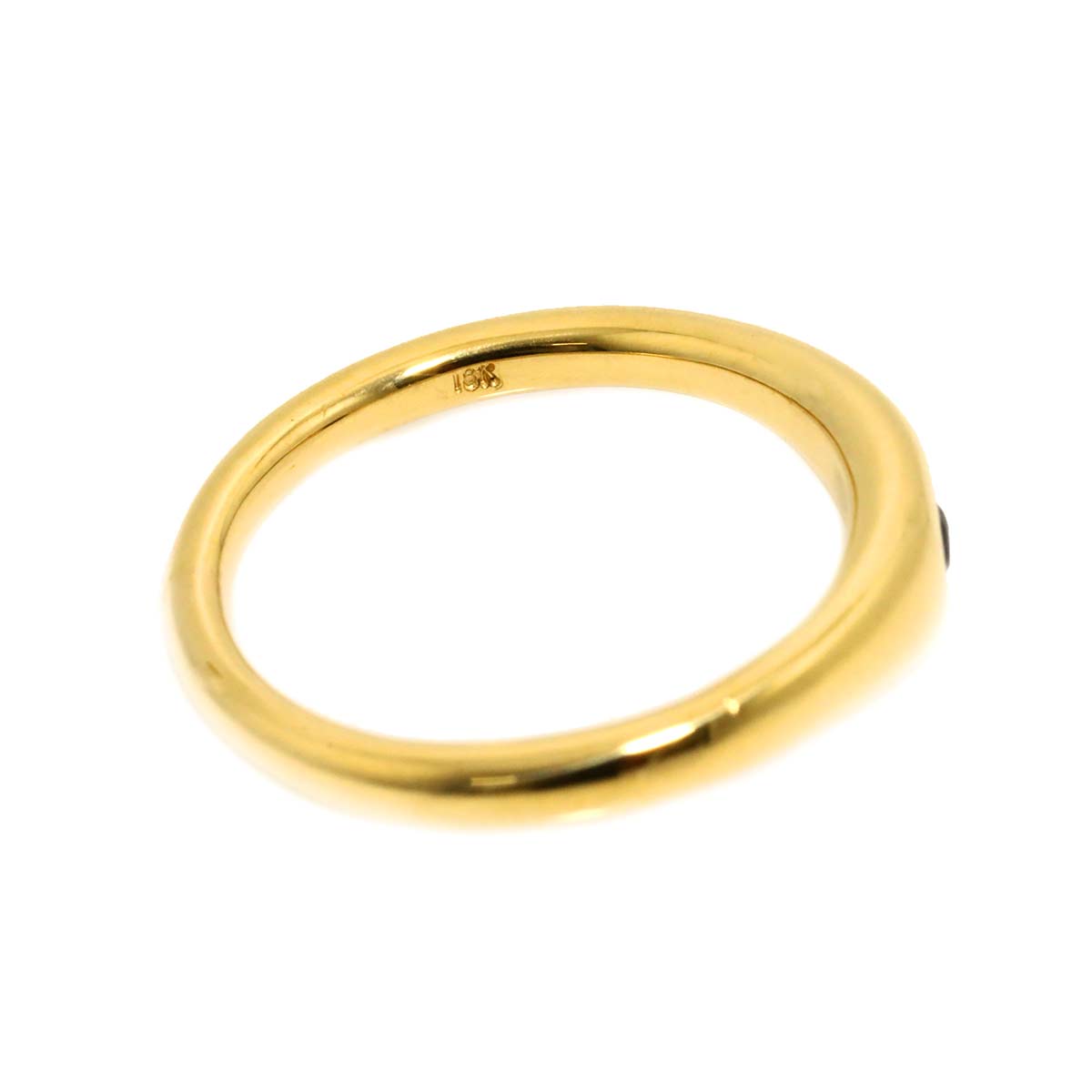 Sapphire Ring 18K Yellow Gold 750 Size4.75-5(US)
