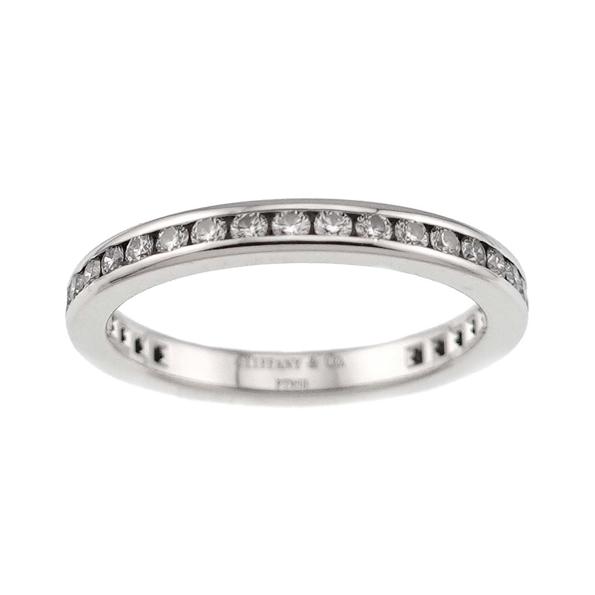 Full Diamond Ring Platinum Size3.75-4(US)