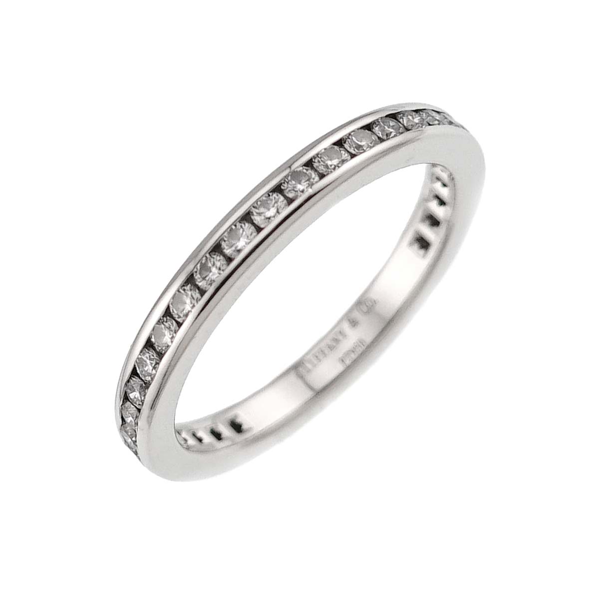 Full Diamond Ring Platinum Size3.75-4(US)