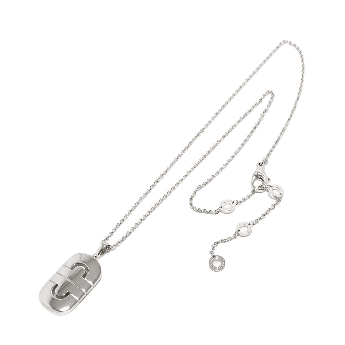 Parentesi Necklace 18K White Gold 750