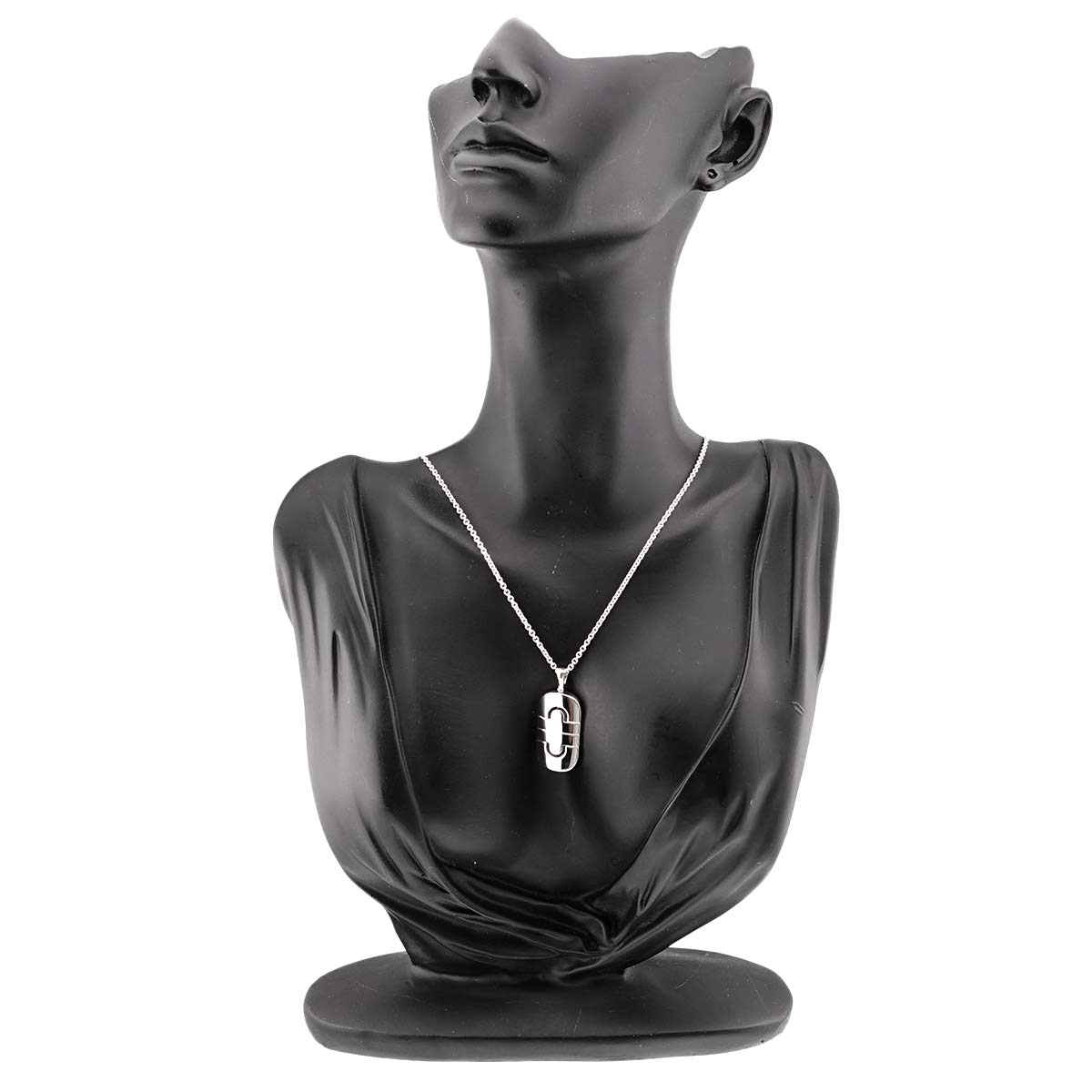 Parentesi Necklace 18K White Gold 750