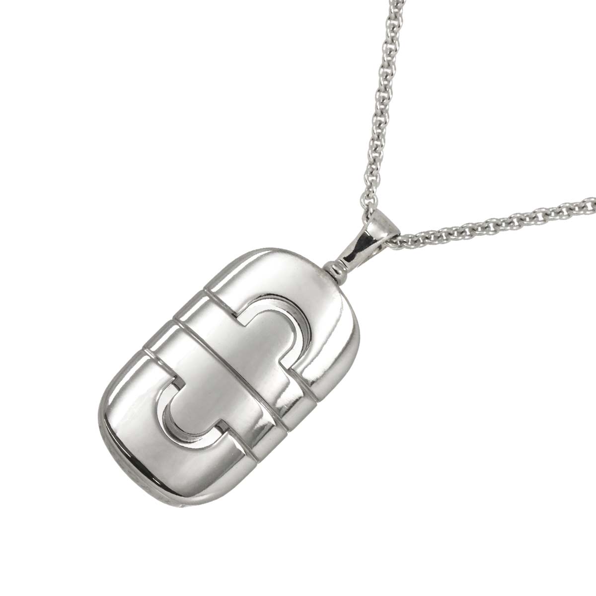 Parentesi Necklace 18K White Gold 750