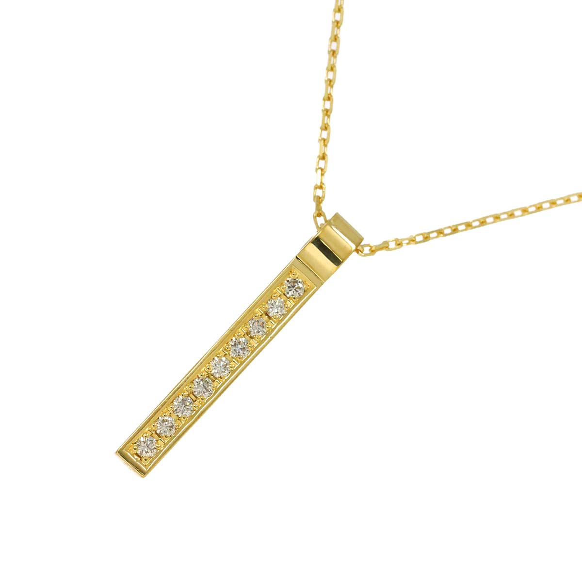 SYMPATHY OF SOUL Diamond 0.30ct Necklace 18K YG 750