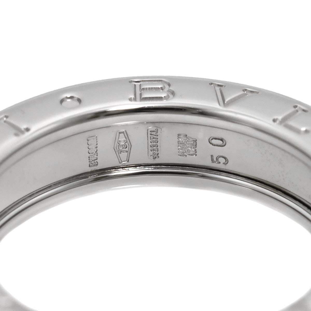 B-ZERO1 1Band Ring 18K White Gold 750 Size50 5.25(US)