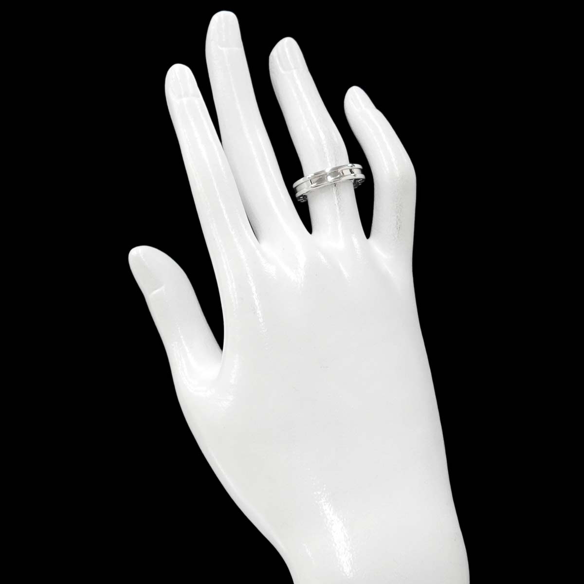 B-ZERO1 1Band Ring 18K White Gold 750 Size50 5.25(US)