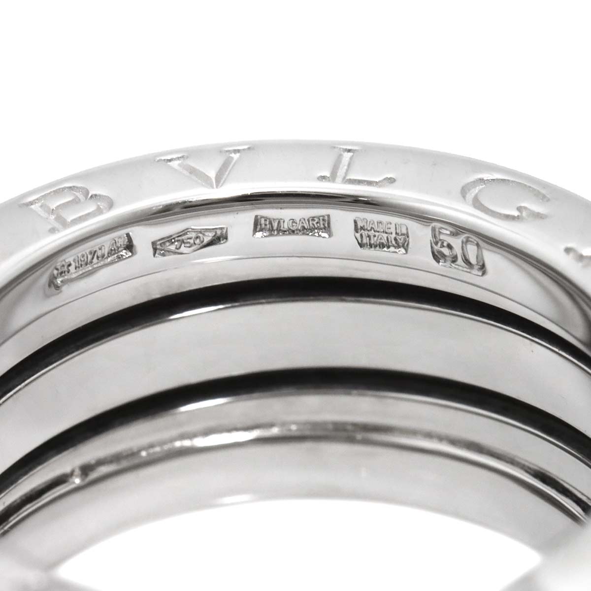B-ZERO1 3Band Ring 18K White Gold 750 Size50 5-5.25(US)