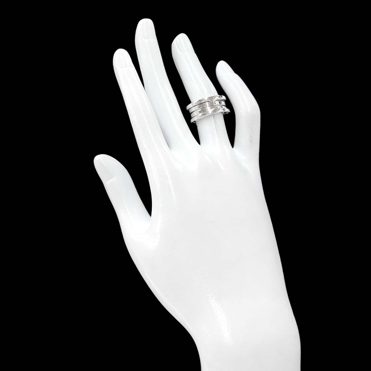 B-ZERO1 3Band Ring 18K White Gold 750 Size50 5-5.25(US)