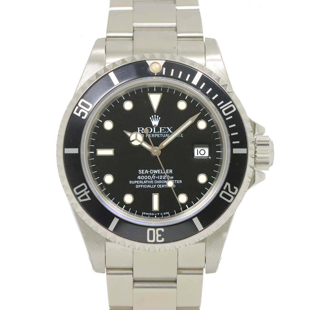 Sea-Dweller 16600 Serial S Date Automatic Black Dial Mens Watch
