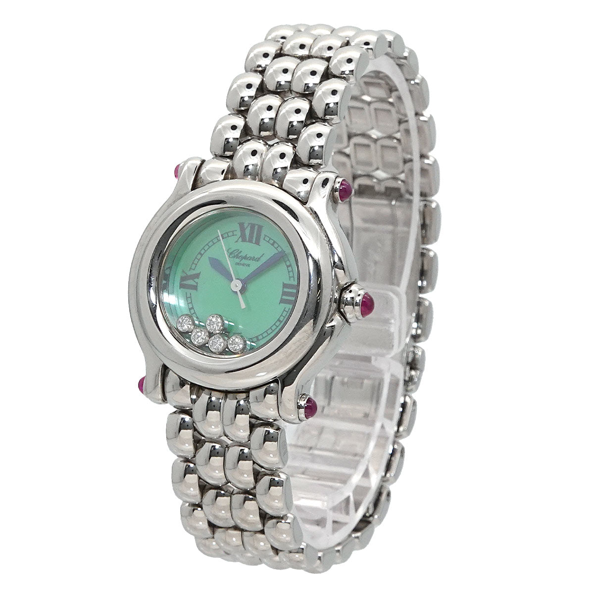 Happy Sport 27/8250-42 Quartz 5P Diamond Green Dial Watch