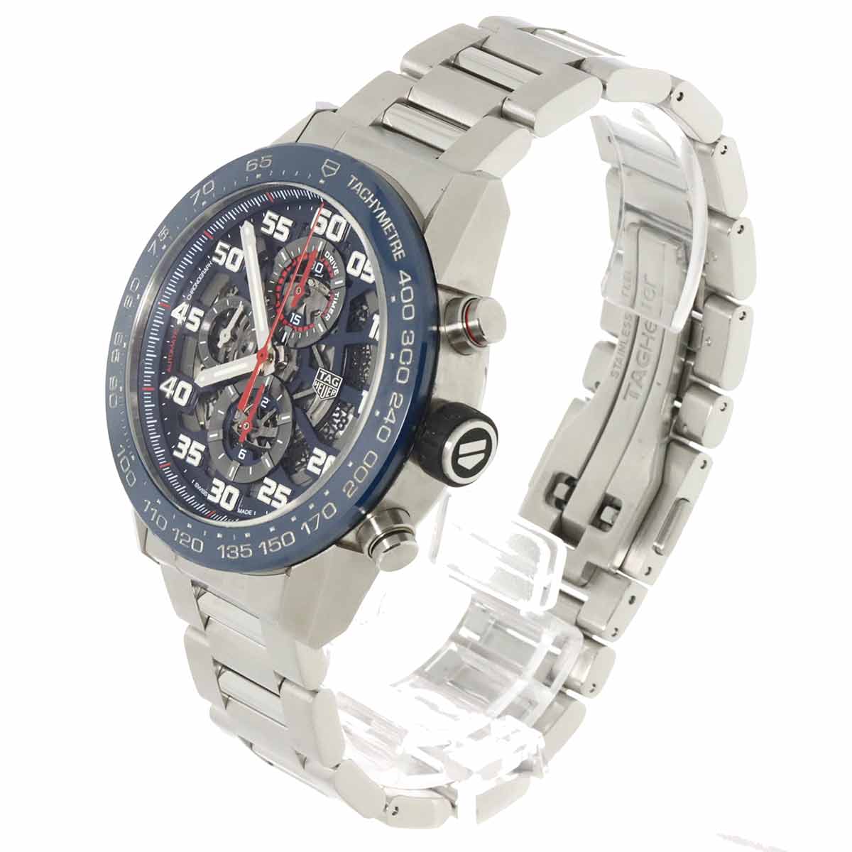 Carrera Caliber Heuer 01 CAR2A1K Skeleton Dial Mens