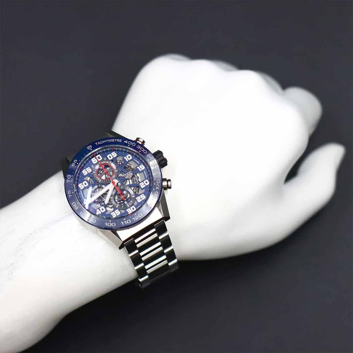 Carrera Caliber Heuer 01 CAR2A1K Skeleton Dial Mens