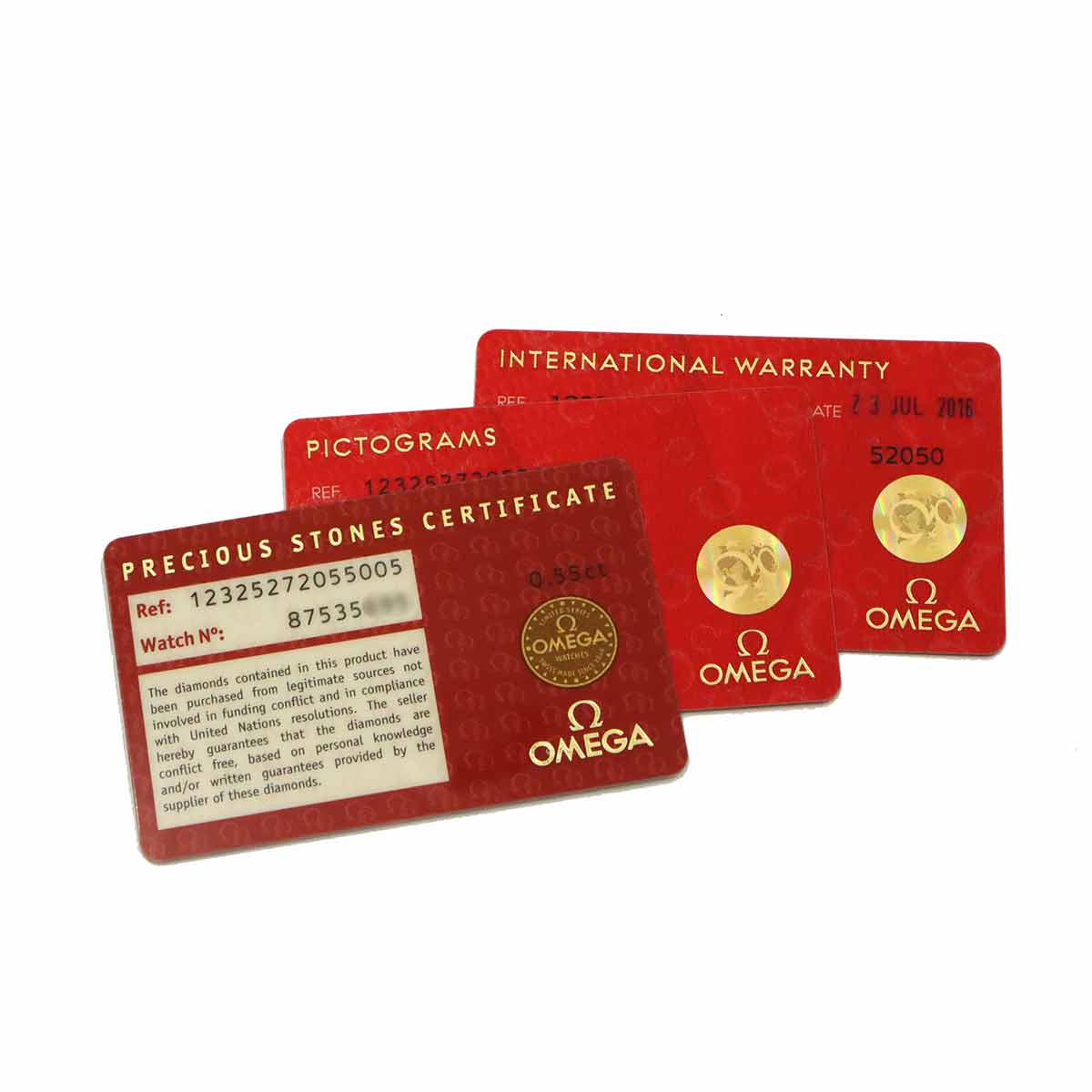 Constellation Co-axial 123 25 27 20 55 005 Diamond K18PG