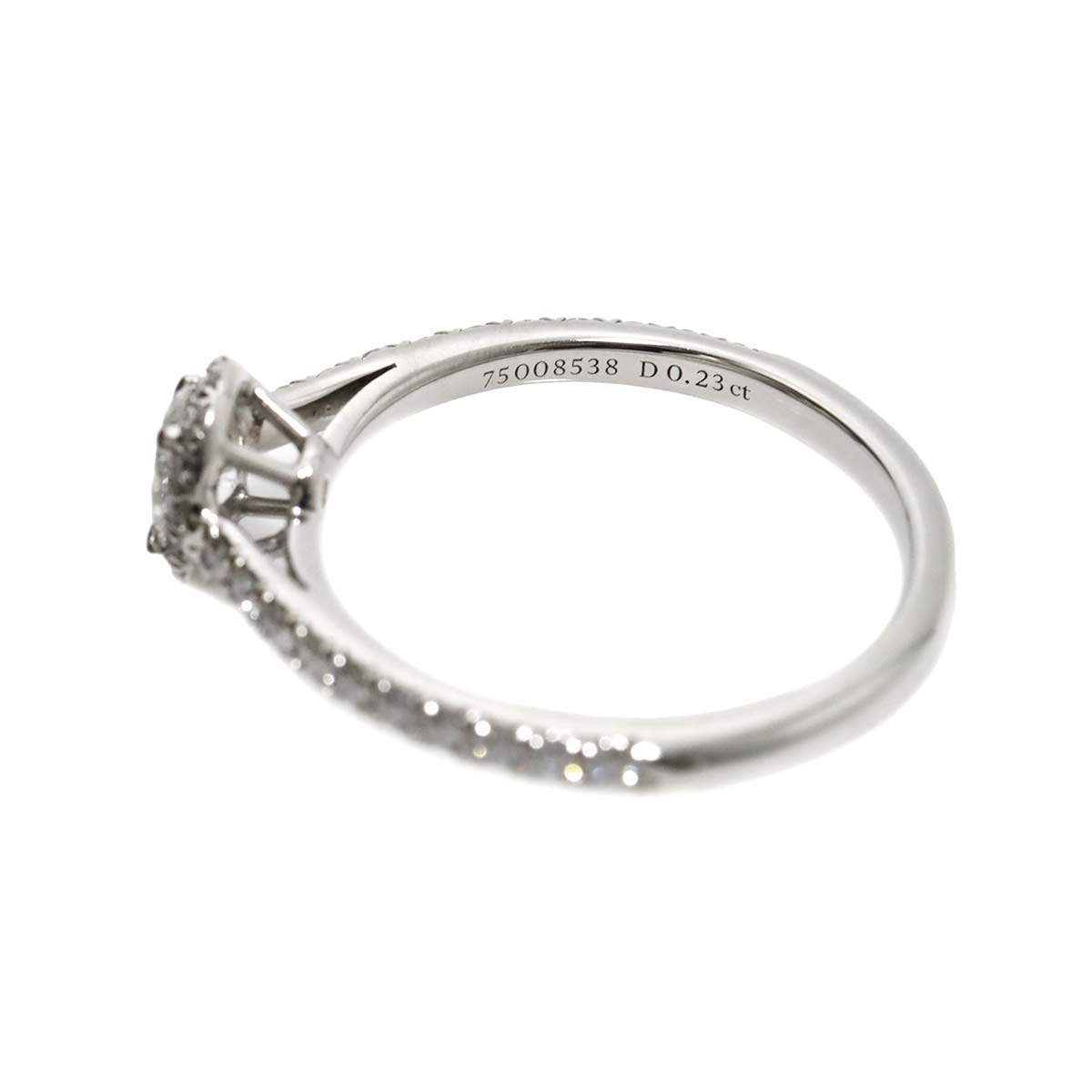 Diamond 0.23ct E/VVS2 Ring Platinum Size4.5(US)