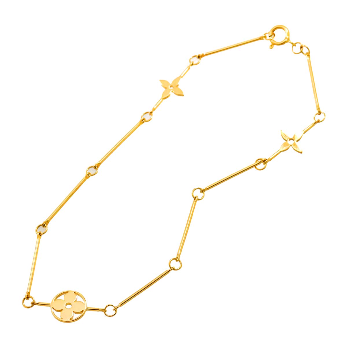 Cheville Anklet Bracelet 18K Yellow Gold 750