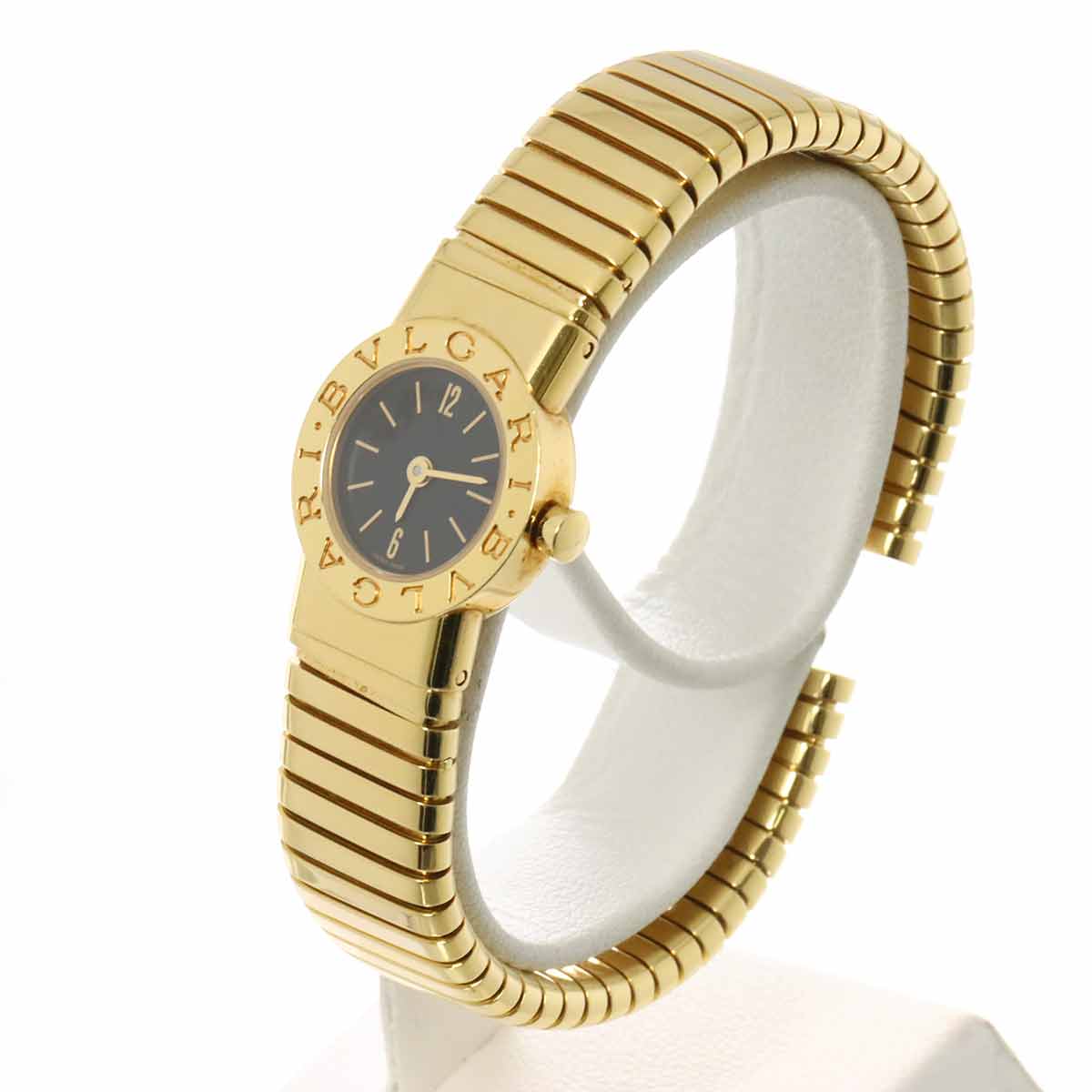 BVLGARIBVLGARI Tubogas Two Tones BB192TG 750 YG Black Dial