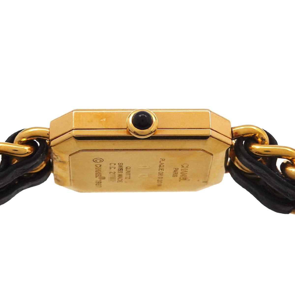 Premiere Size L H0001 Vintage Quartz Black Dial Ladies Watch