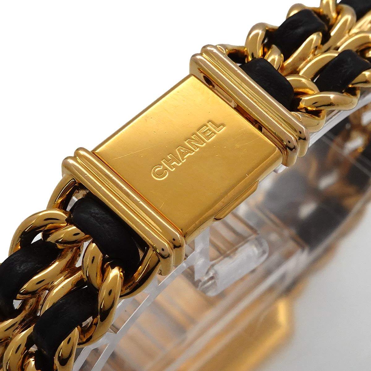 Premiere Size L H0001 Vintage Quartz Black Dial Ladies Watch