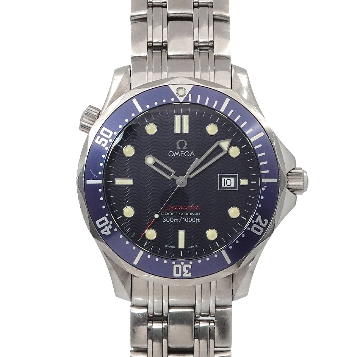 Seamaster Professional 2221 80 300m Quartz Blue Dial Mens