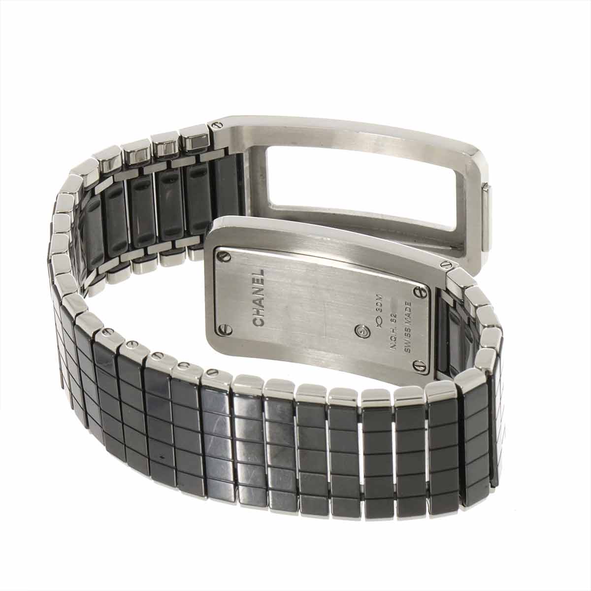 Code CoCo H5148 Quartz Diamond Black Dial Ladies Watch