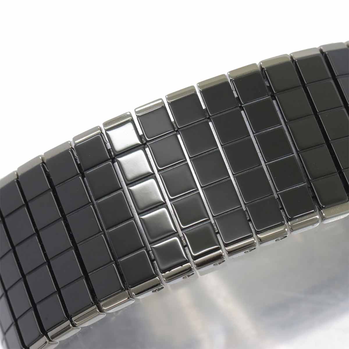 Code CoCo H5148 Quartz Diamond Black Dial Ladies Watch