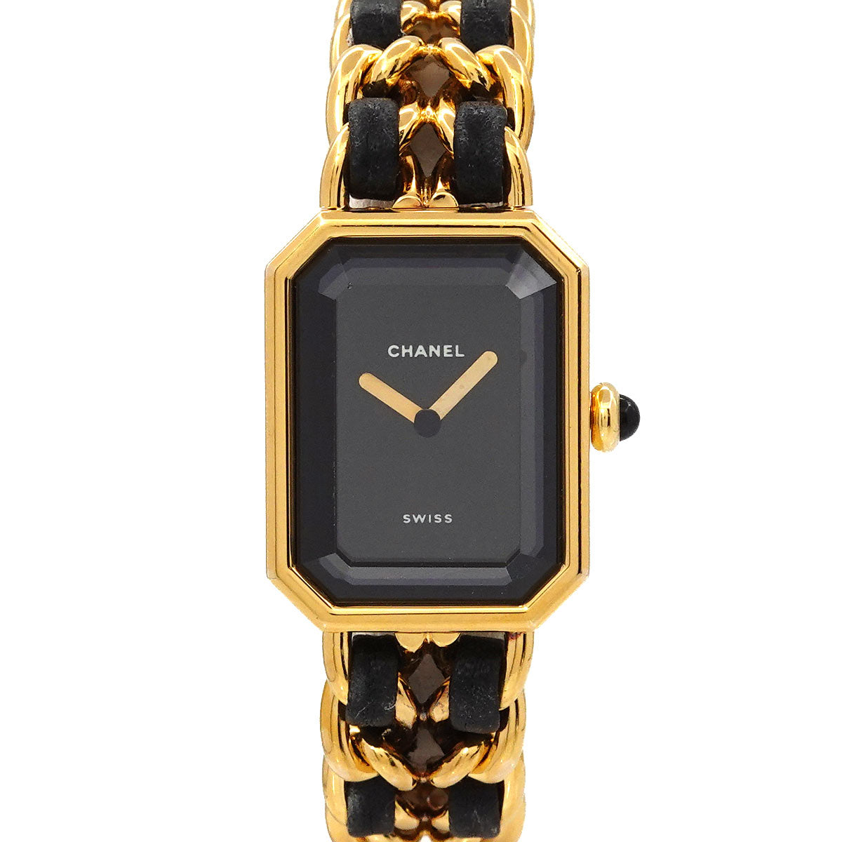 Premiere Size S H0001 Vintage Quartz Black Dial Ladies Watch