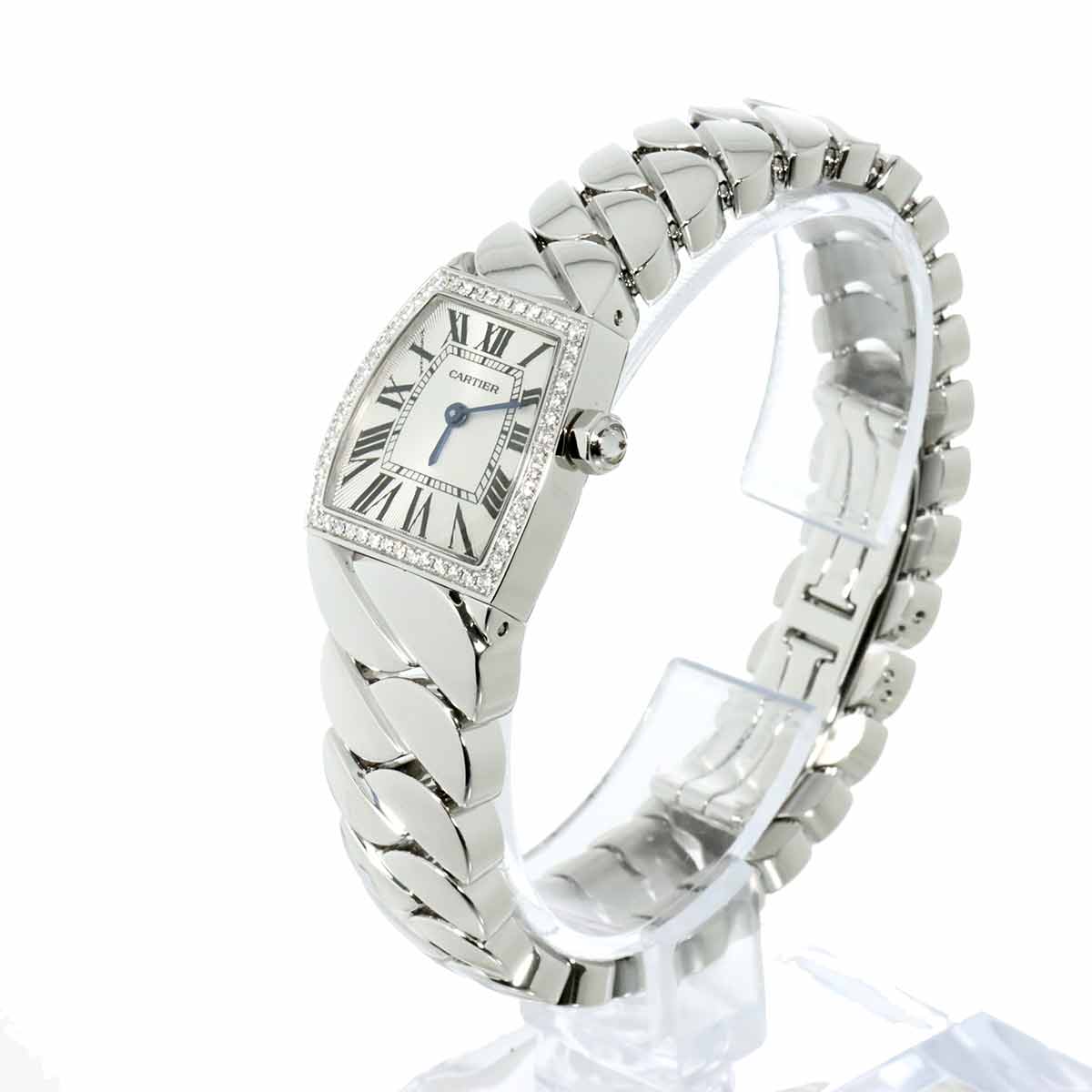 La Dona SM WE60039G K18WG Diamond Quartz Silver Dila Ladies