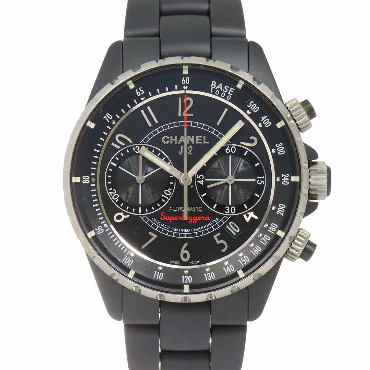J12 Superleggera H3409 Black Ceramic Automatic Chronograph