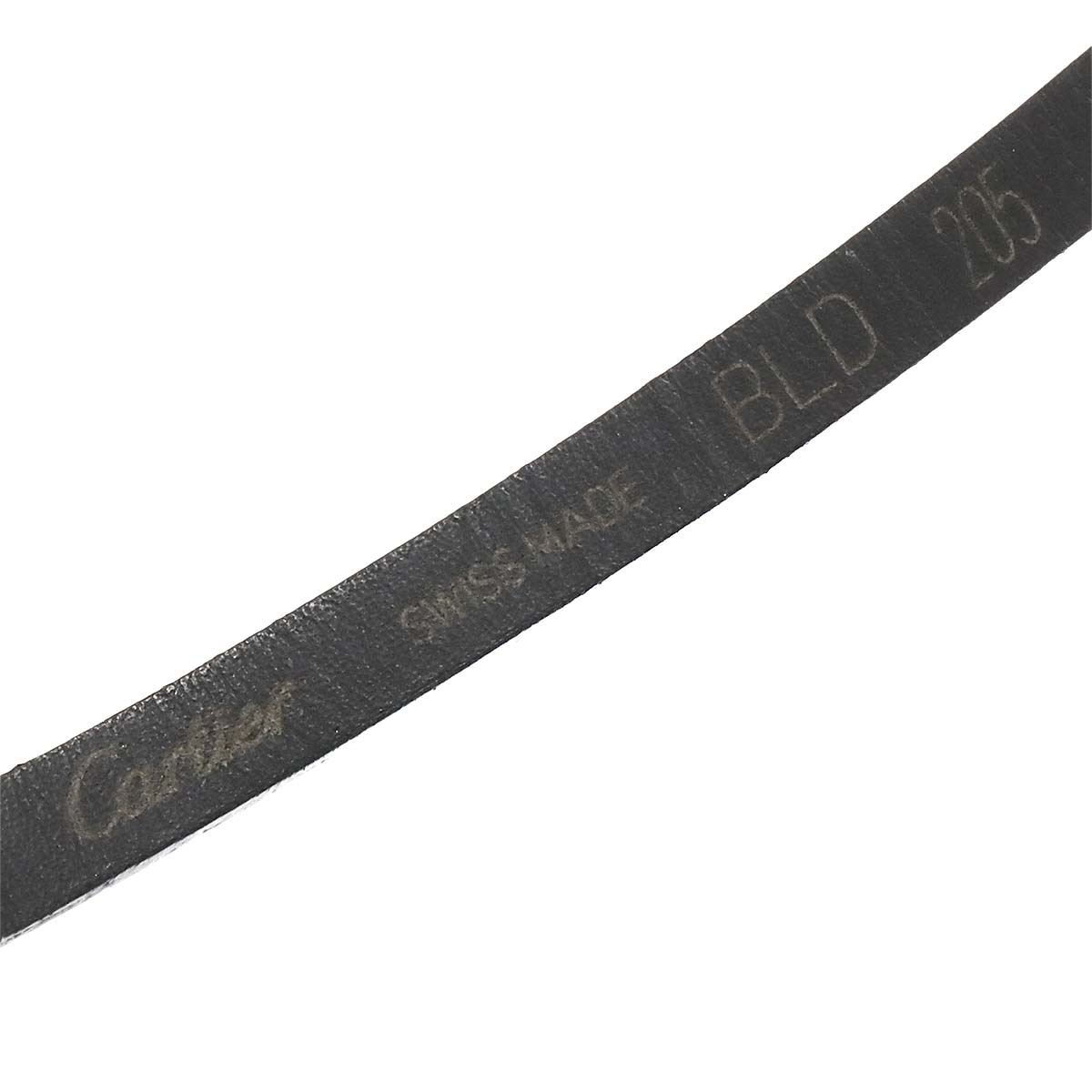 Love Leather Bracelet 18K White Gold 750