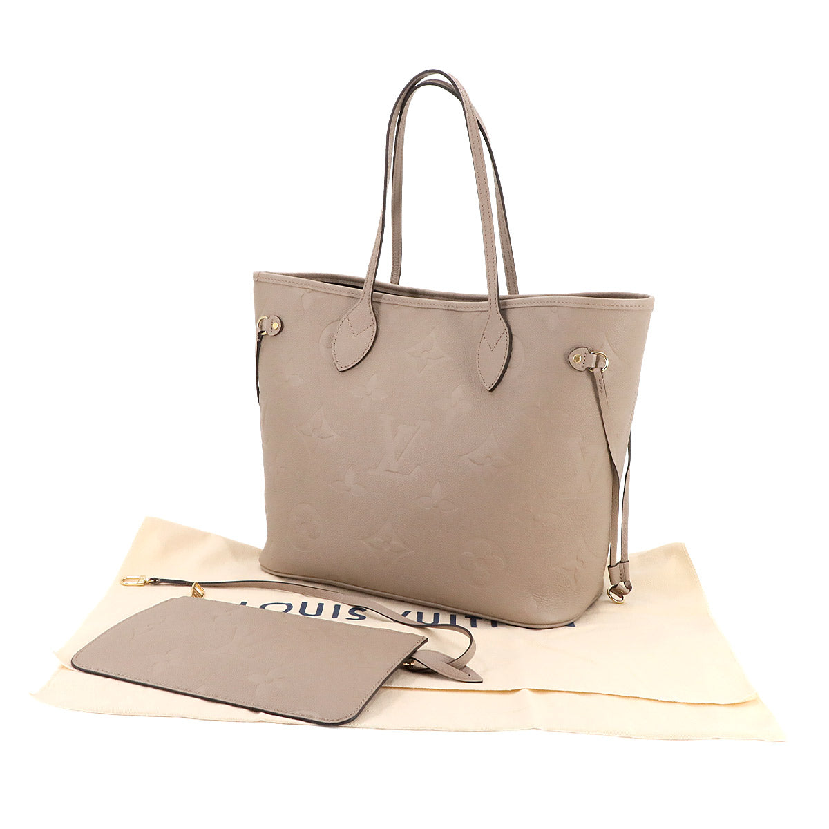 Monogram Empreinte Neverfull MM Tote Bag Tourterelle 90289034