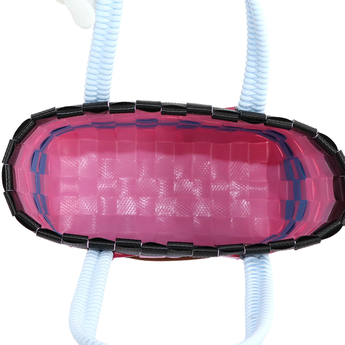 MARNI Box Basket Hand Bag Polypropylene Yellow Brown M00638 Purse