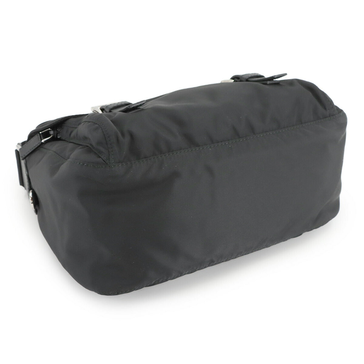 Shoulder Bag Nylon Saffiano Leather Nero Black 1BD953 Purse