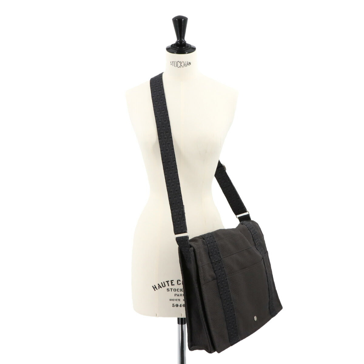 Her Line Besace MM Shoulder Bag Canvas Gray Purse