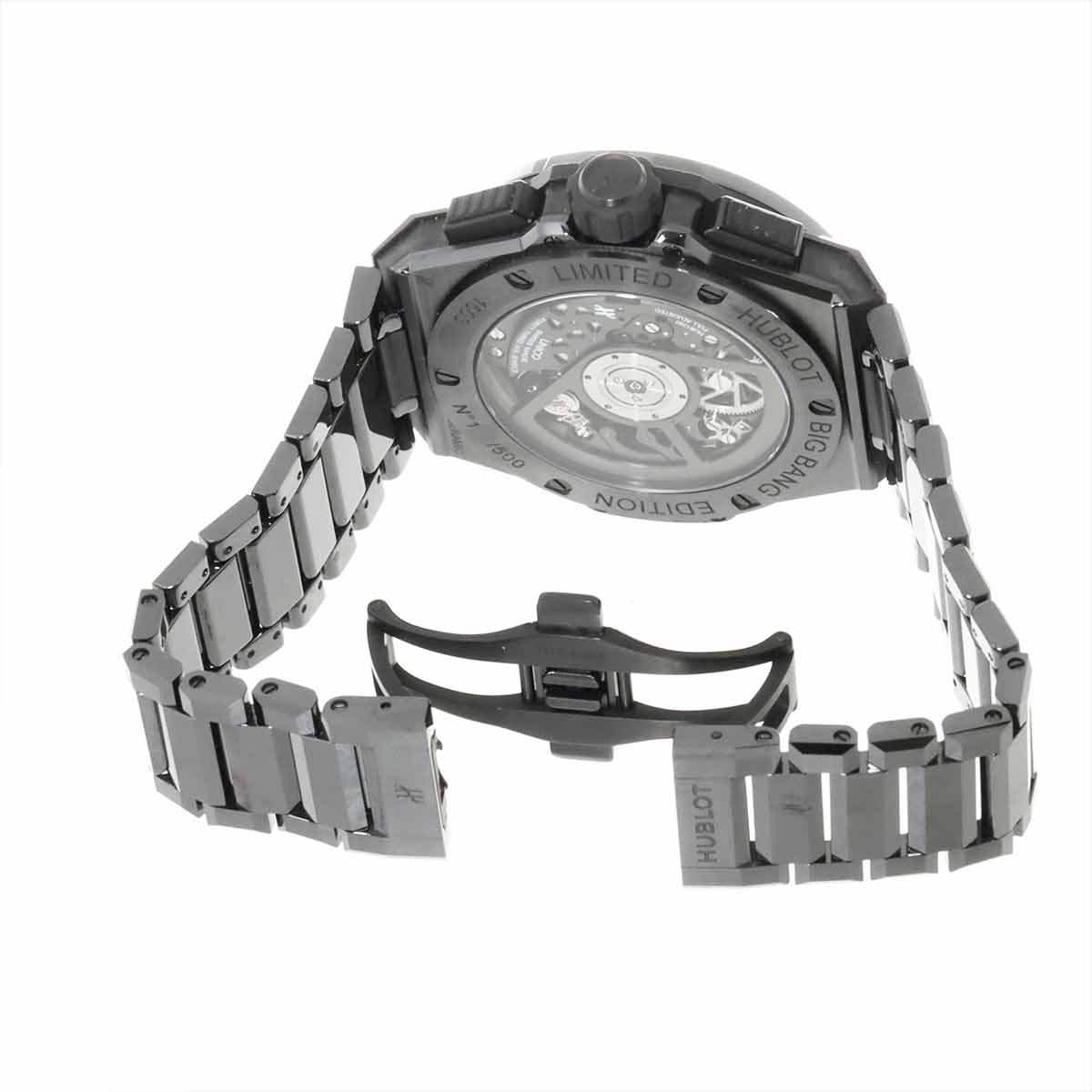 Big bang Integrated All Black 451 CX 1140 CX Automatic Mens