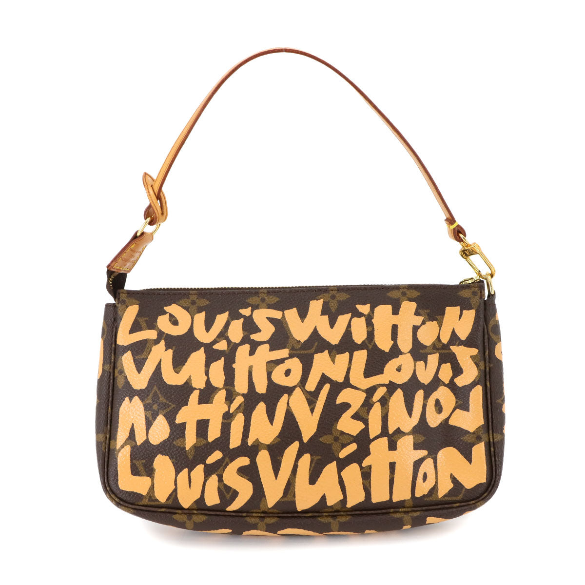 Monogram Graffiti Pochette Accessoires Pouch Peach M92193