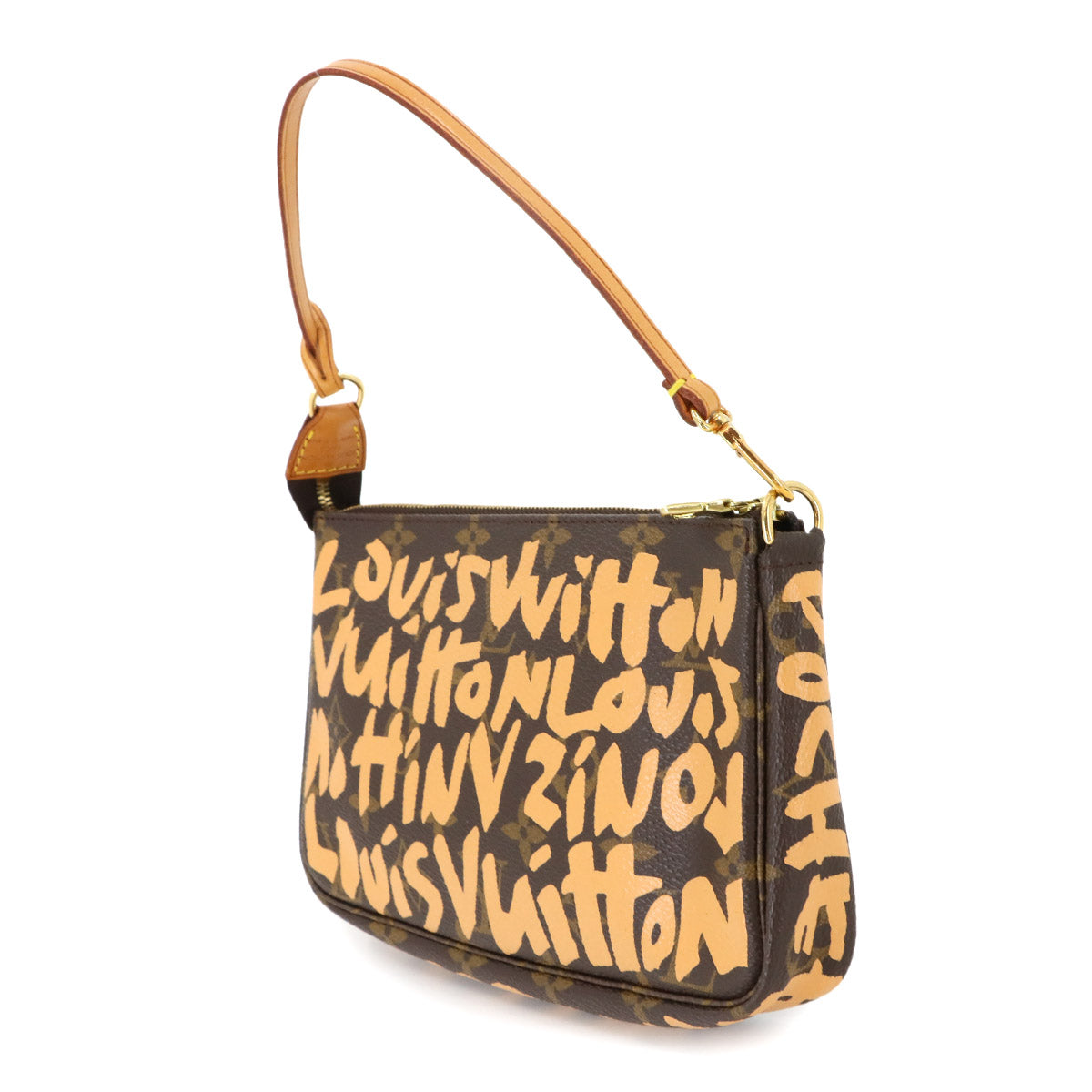 Monogram Graffiti Pochette Accessoires Pouch Peach M92193
