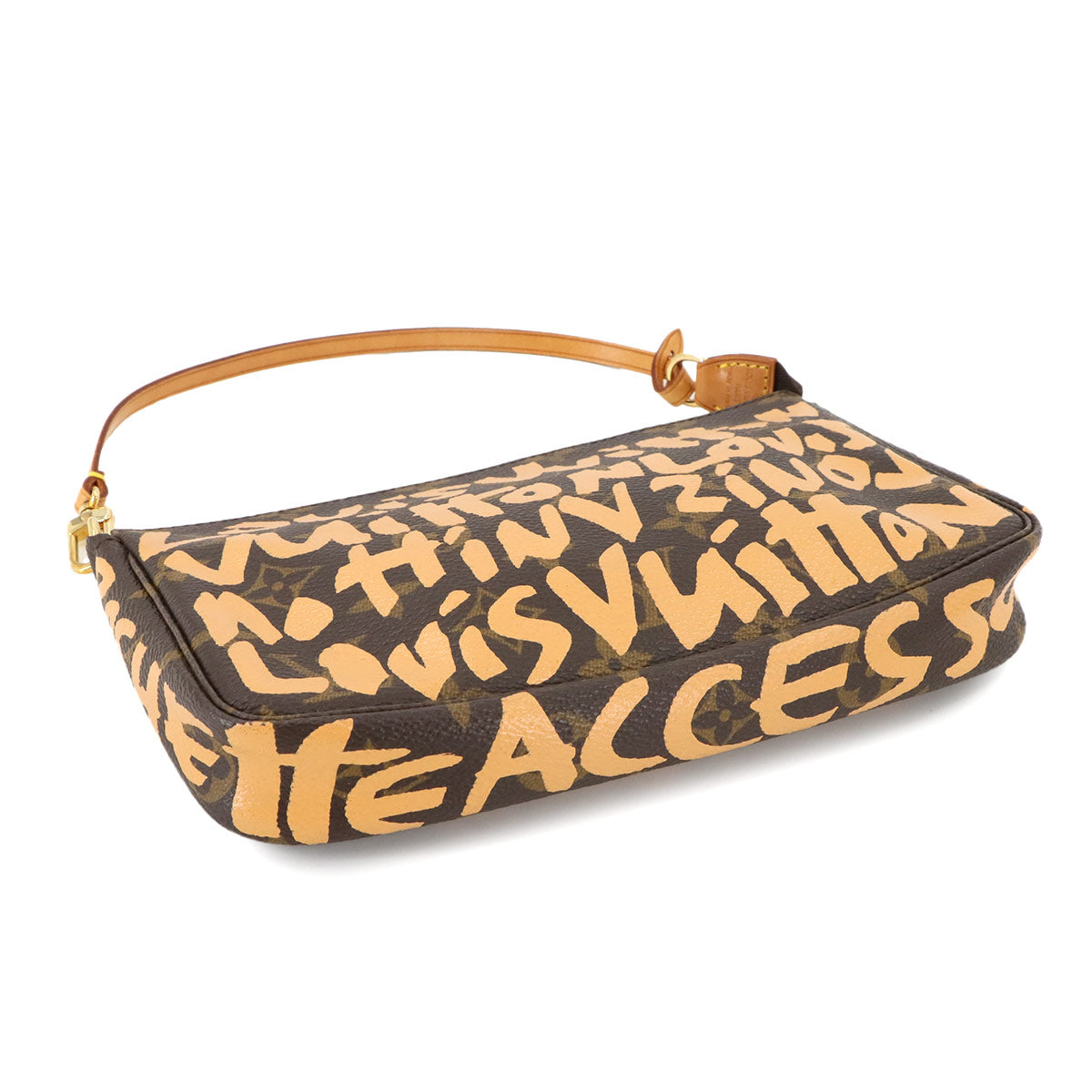 Monogram Graffiti Pochette Accessoires Pouch Peach M92193