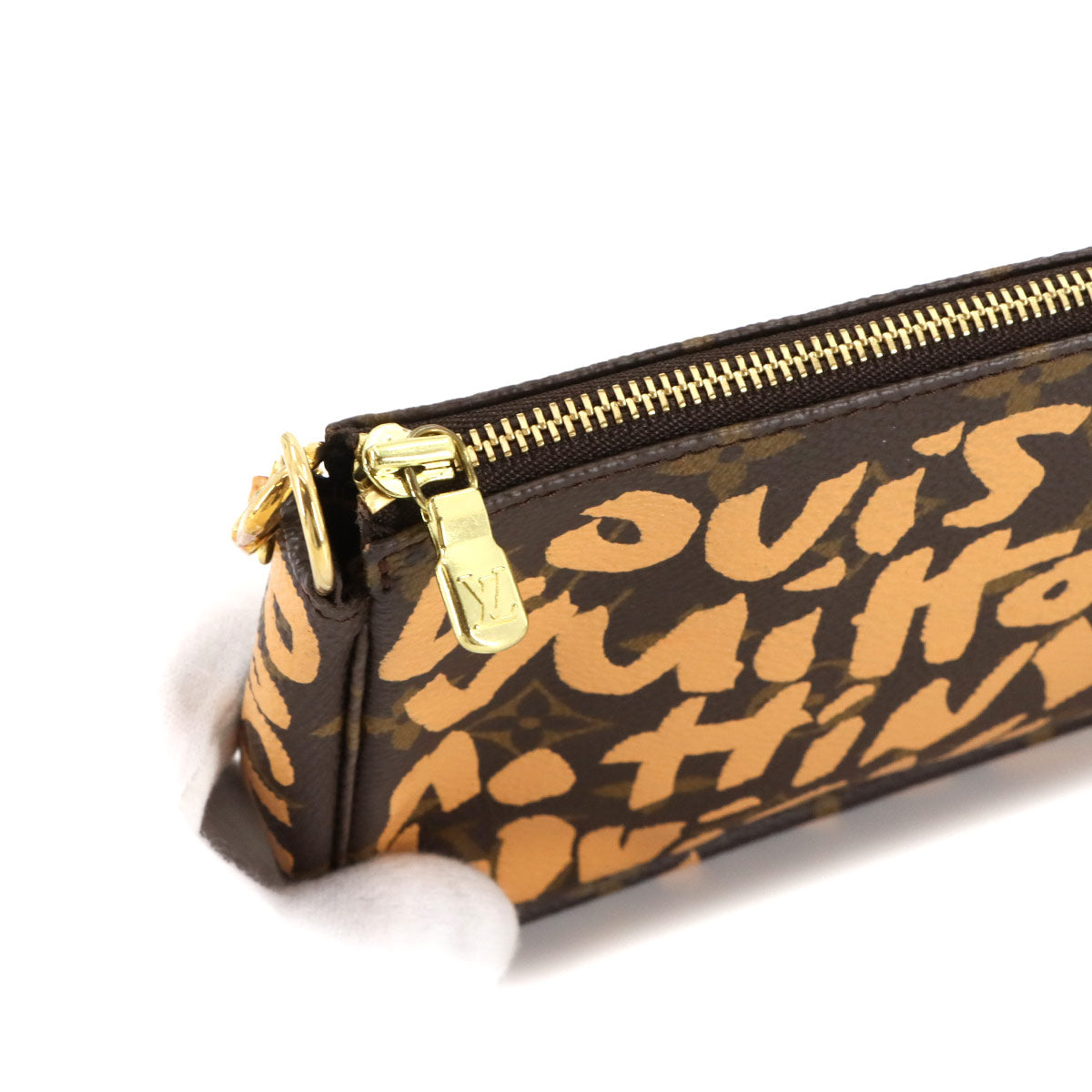 Monogram Graffiti Pochette Accessoires Pouch Peach M92193