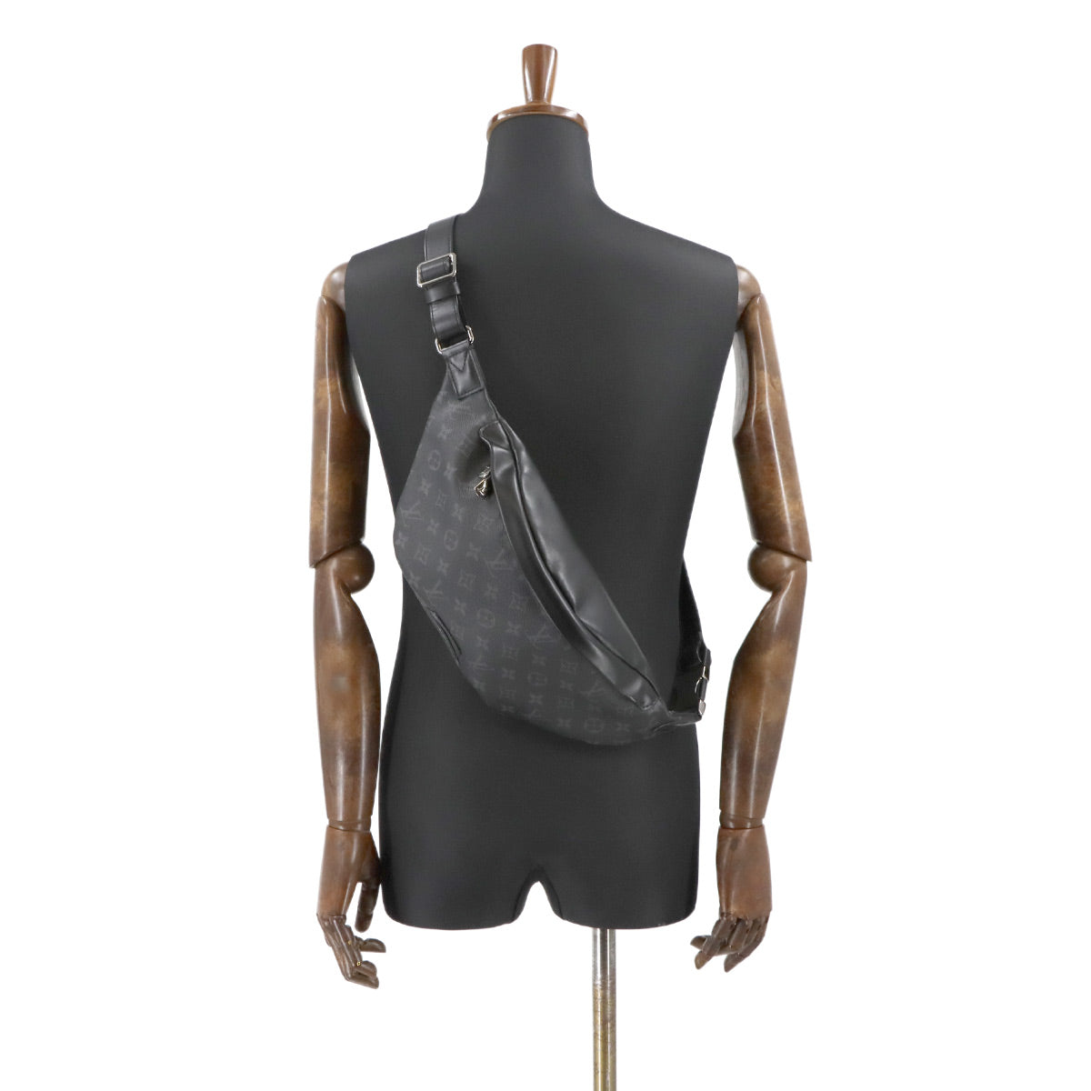 LOUIS VUITTON Monogram Eclipse Discovery Bumbag Crossbody bag M44336