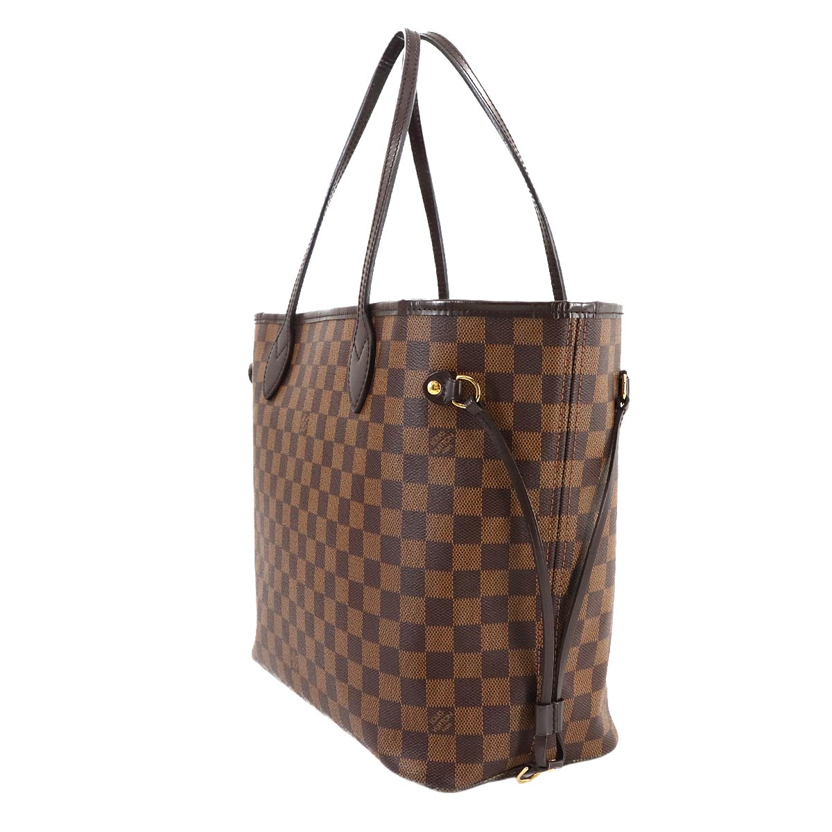 LOUIS VUITTON Damier Neverfull MM Tote Bag Ebene Cerise N41358 Purse