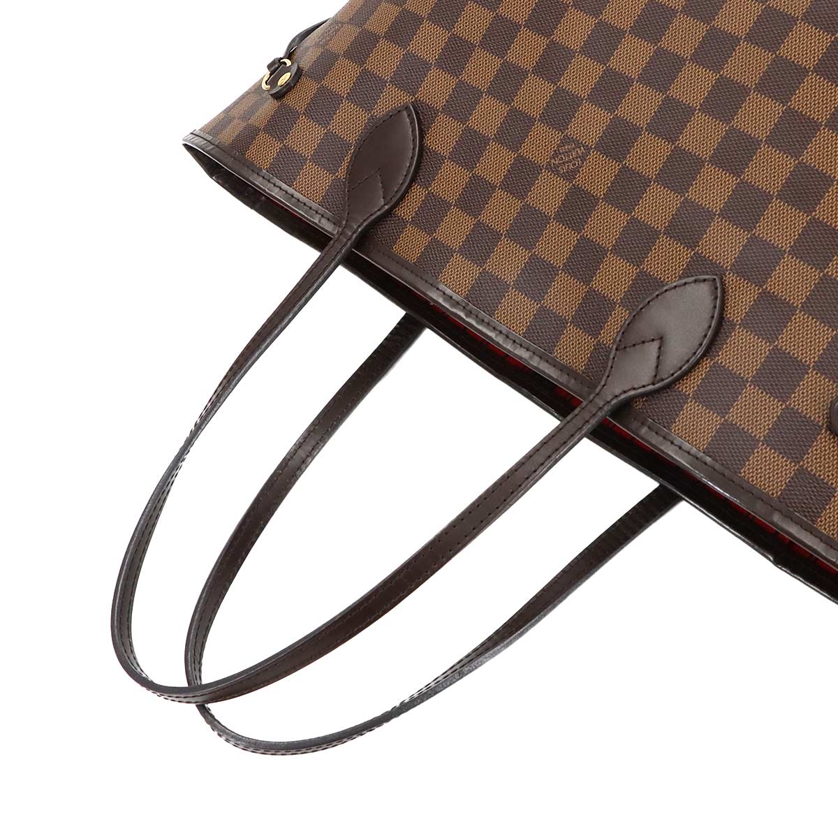 LOUIS VUITTON Damier Neverfull MM Tote Bag Ebene Cerise N41358 Purse