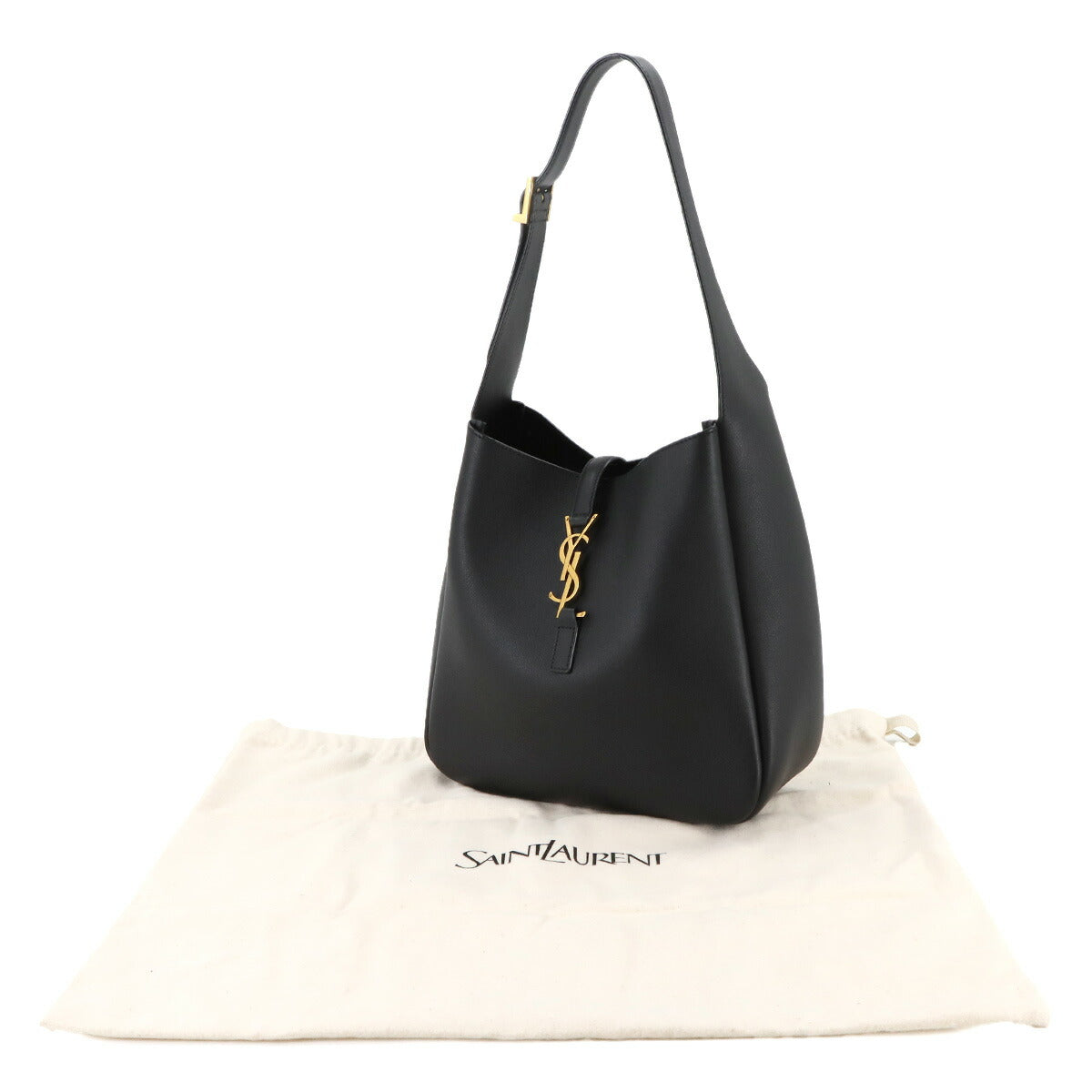 LE 5 A 7 Small Shoulder Bag Leather Black 713938
