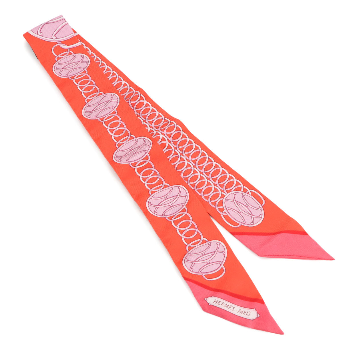 Twilly Scarf Silk Pink Lift Profile