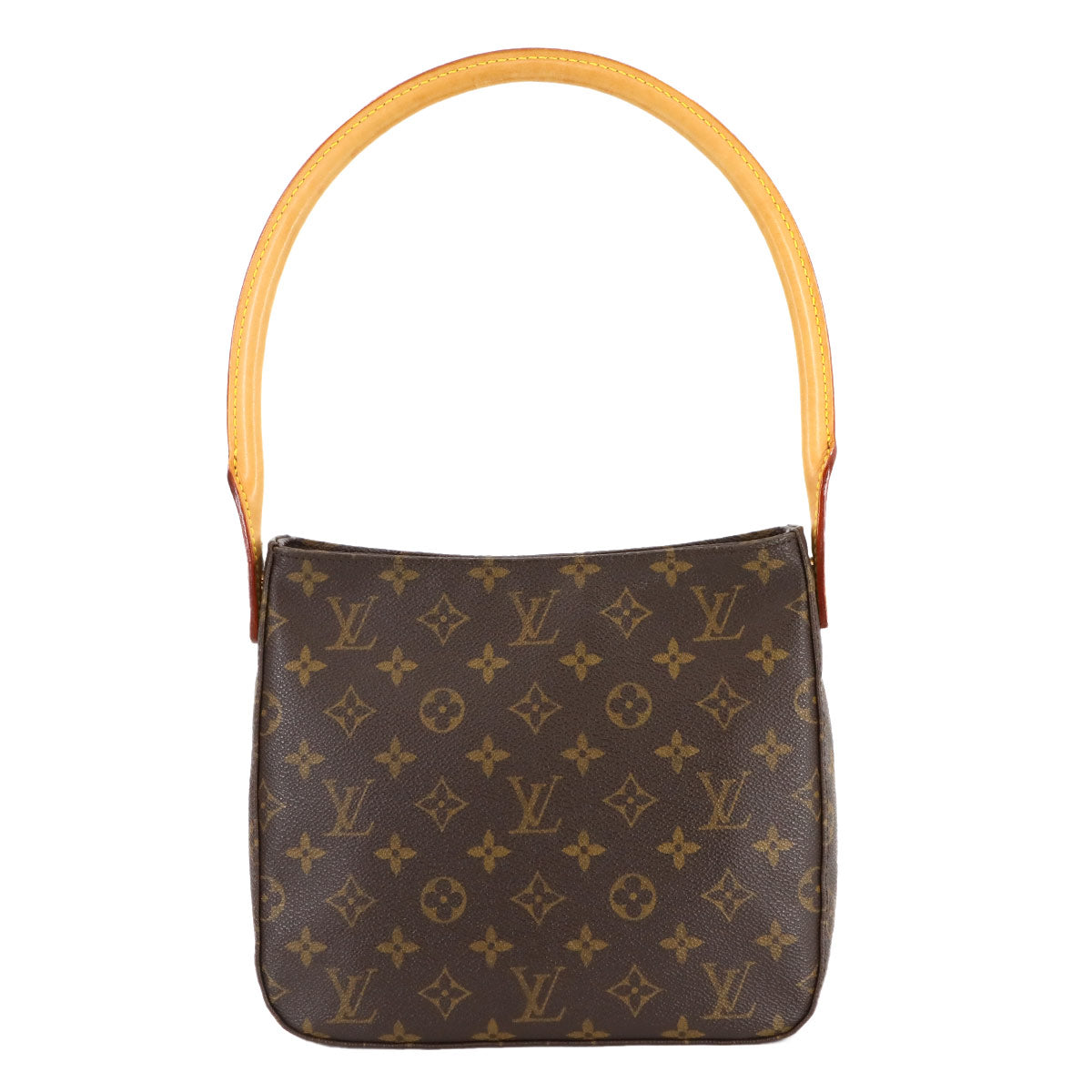 LOUIS VUITTON Monogram Looping MM Shoulder Bag Brown M51146 Purse
