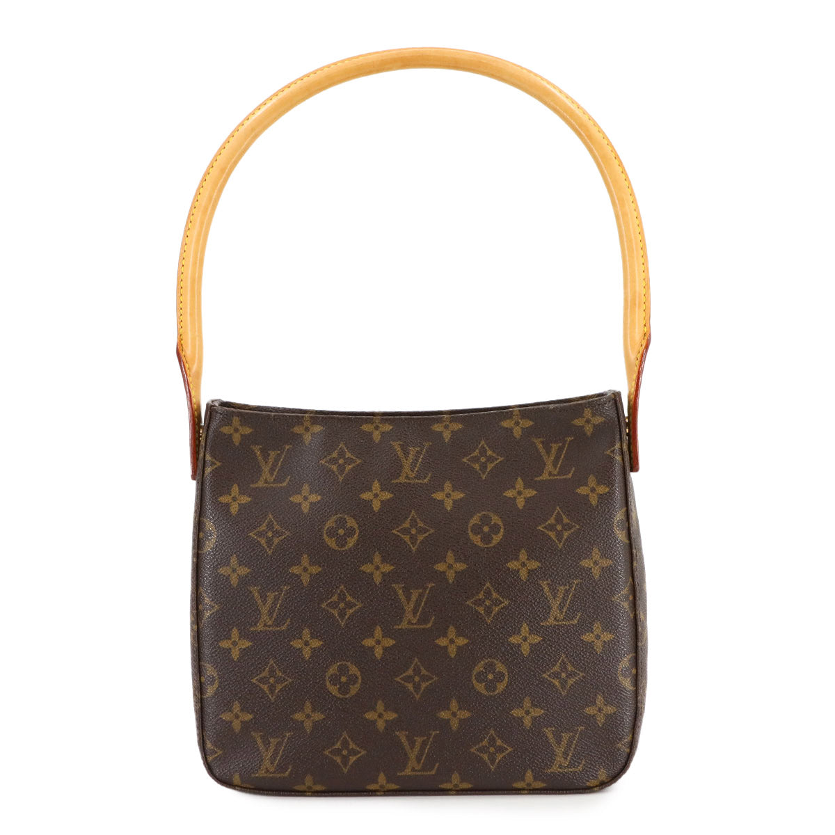 LOUIS VUITTON Monogram Looping MM Shoulder Bag Brown M51146 Purse