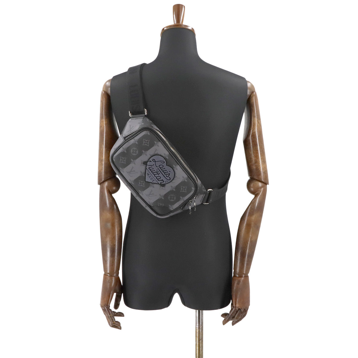 LOUIS VUITTON Monogram Stripe Eclipse Modular Sling Bag M59338